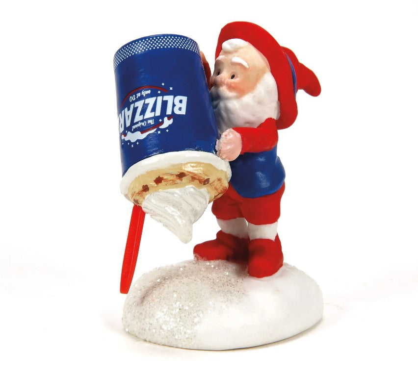 North Pole Village Forecasting A Blizzard Set Of 2