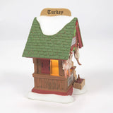 Dickens Village Dressed Turkey Auction Set Of 2