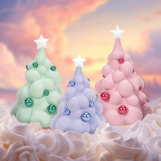 Juego de 3 árboles Mallowdream, accesorio de aldea