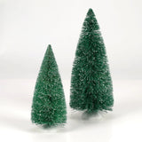 Village Accessory Blue Spruce Pines Set Of 2