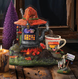 Snow Village First Edition Luna's Late Night Brew Set Of 2