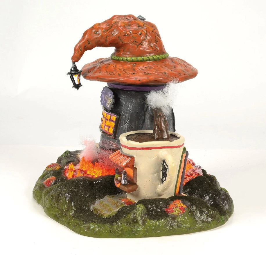 Snow Village First Edition Luna's Late Night Brew Set Of 2