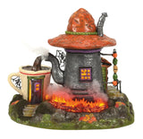 Snow Village First Edition Luna's Late Night Brew Set Of 2