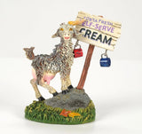 Snow Village First Edition Luna's Late Night Brew Set Of 2