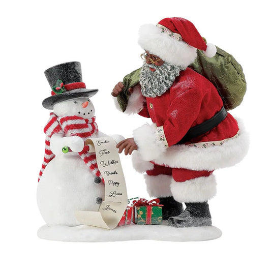 Possible Dreams 10.5" Nice List African American