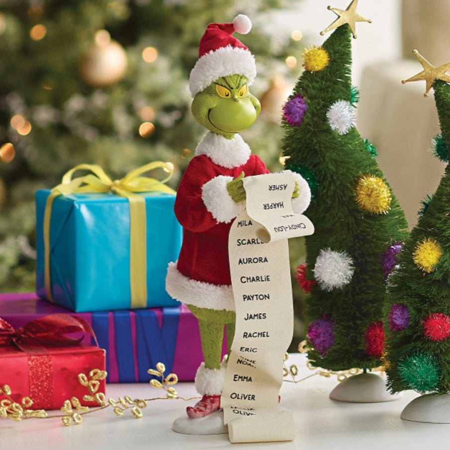 The Grinch 12" Grinch's Nice List