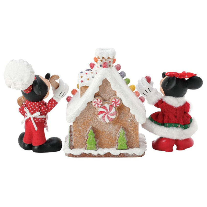 Possible Dreams 6" Minnie & Mickey's Gingerbread House
