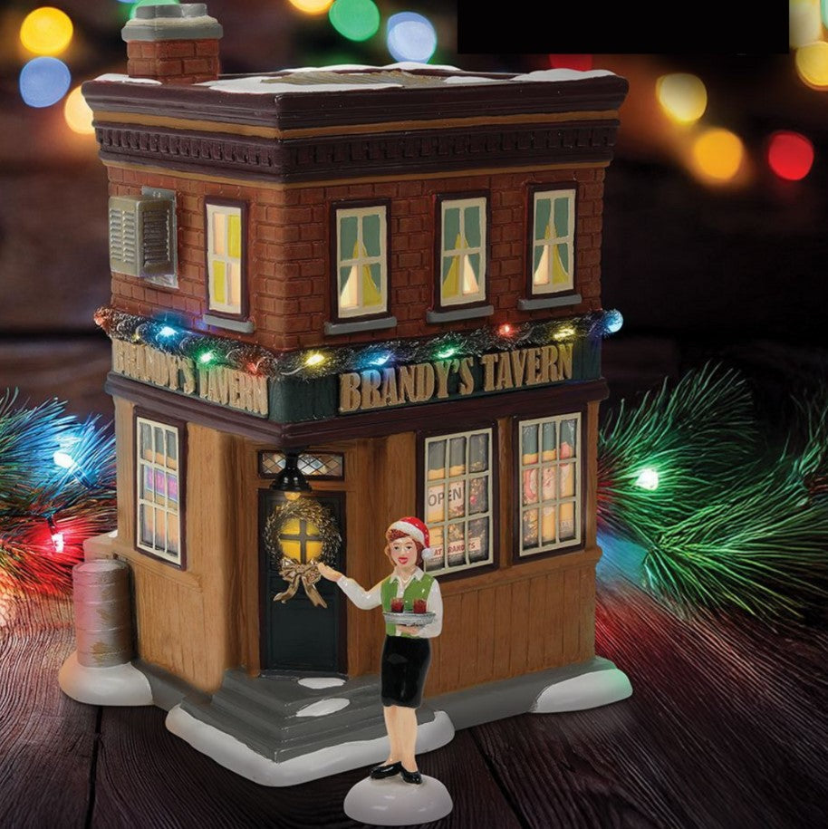 Snow Village Brandy's Tavern