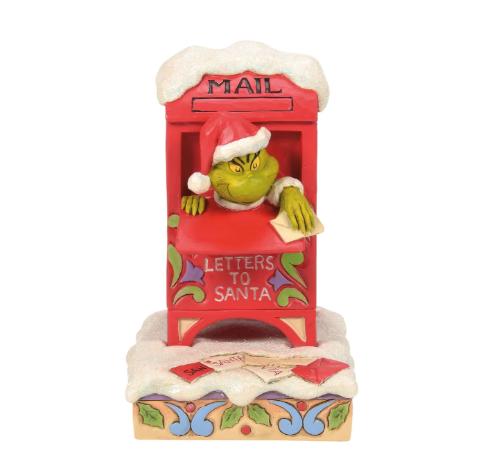 The Grinch 6" Grinch In Mailbox
