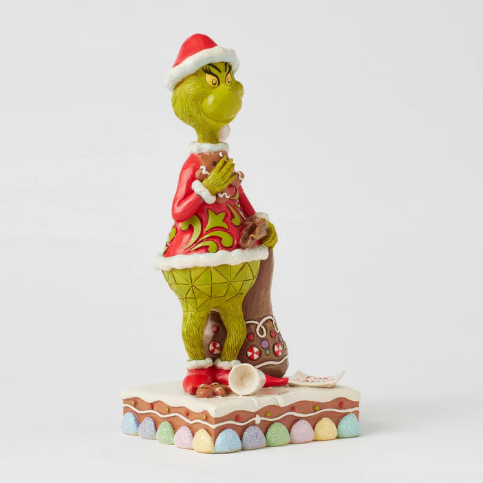 The Grinch 8" Grinch comiendo pan de jengibre