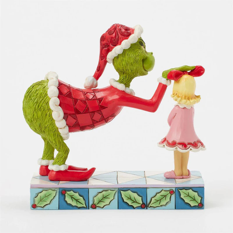 El Grinch 5" Grinch acaricia la cabeza de Cindy Lou