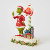 The Grinch 9" Grinch by Stop Sign LED