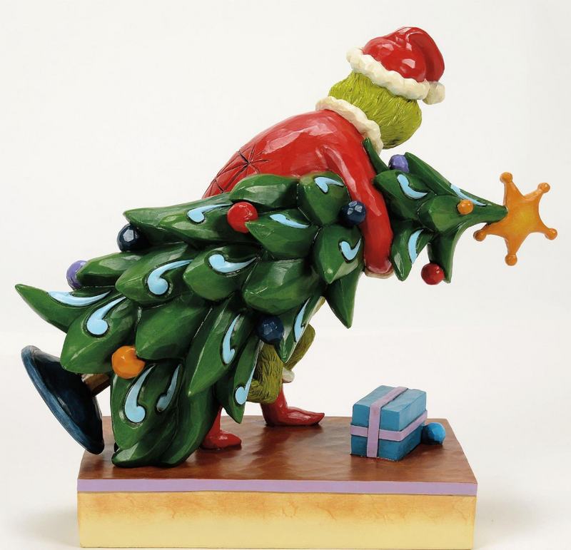 El Grinch - El Grinch cargando/robando un árbol de 7"