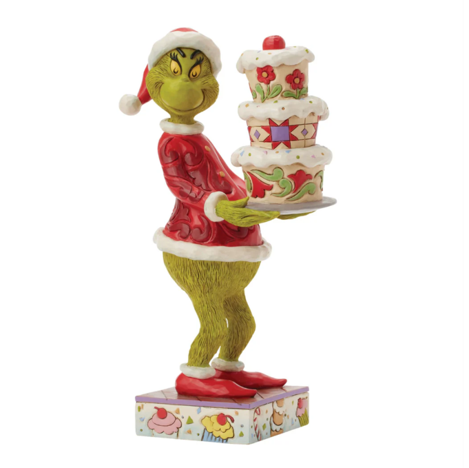 The Grinch 9" Grinch with Grinchy Cake