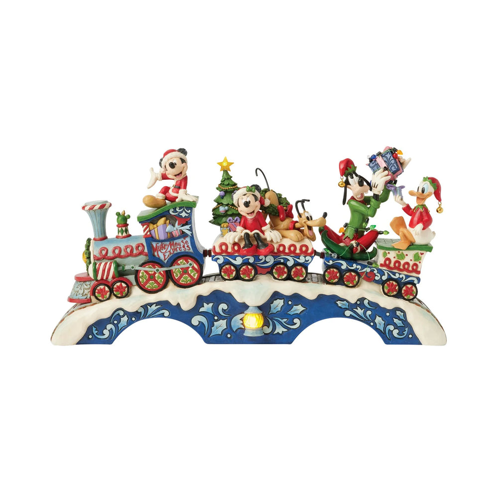Disney Traditions 9" Mickey & Friends Train