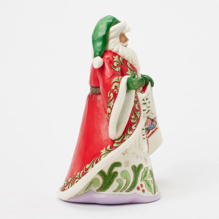 10" First Edition Musical Santa Winter Scene