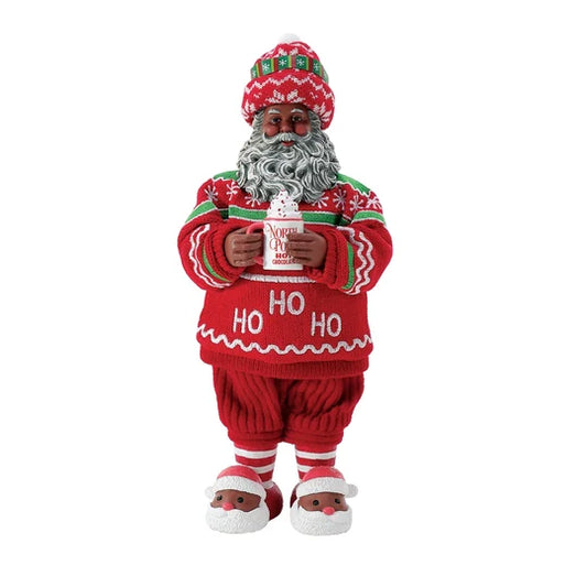 Possible Dreams 10.5" Cozy Santa African American