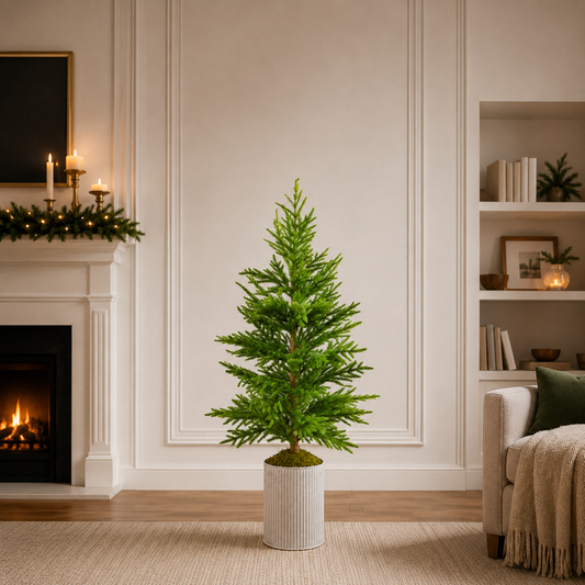 4 FT Potted Norfolk Pine Tree