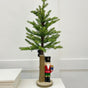 3 FT Allison Pine Pottable Tree With Nutcracker Base