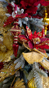 Crimson Gold Splendor Tree Decor