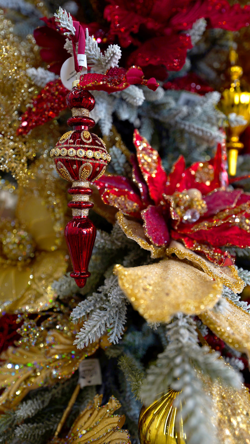 Crimson Gold Splendor Tree Decor