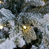 Norway Snowy Deluxe Tree Pre Lit Warm White LED Lights