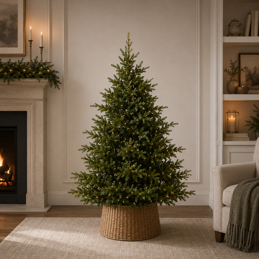 Norway Deluxe Tree Luces LED Blancas Cálidas Preiluminadas