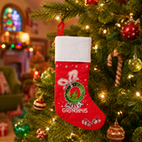 Calcetín de El Grinch de 19.5" "Felices Grinchmas"