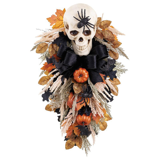 32" Halloween Skeleton Door Swag