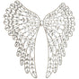 27" Gold Glitter Rhinestone Angel Wings