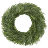 30" Deluxe Mixed Cedar Glitter Wreath