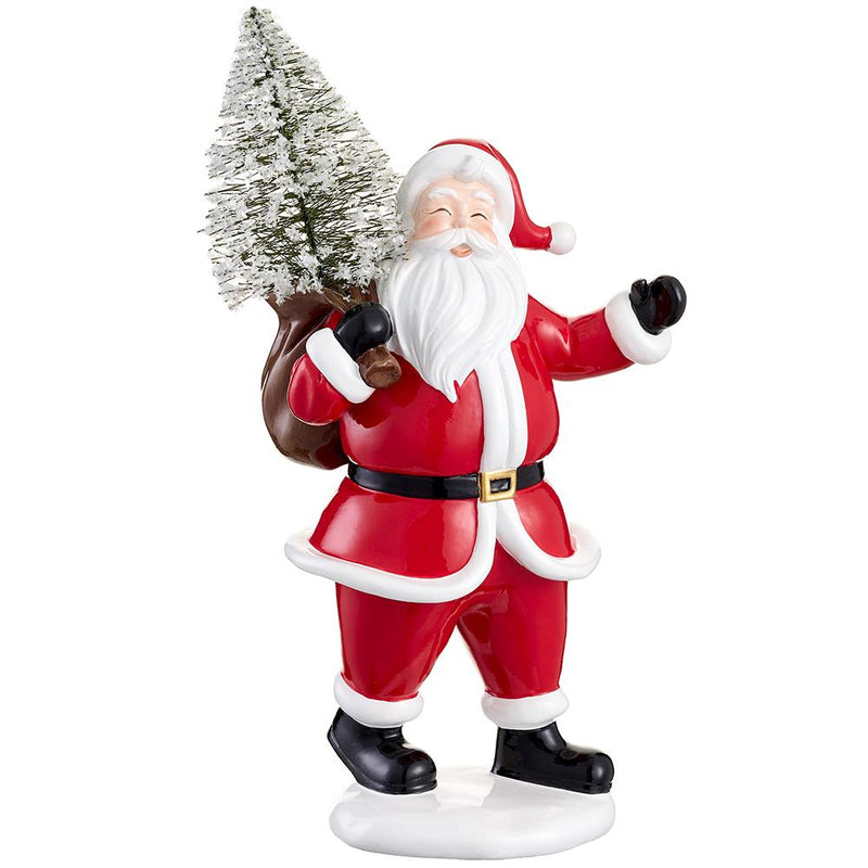 Santa de 14" con un árbol