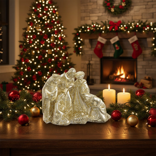 5.5" Gold Nativity