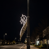 7 FT X 2 FT Pure White Diamonds LED Pole Banner