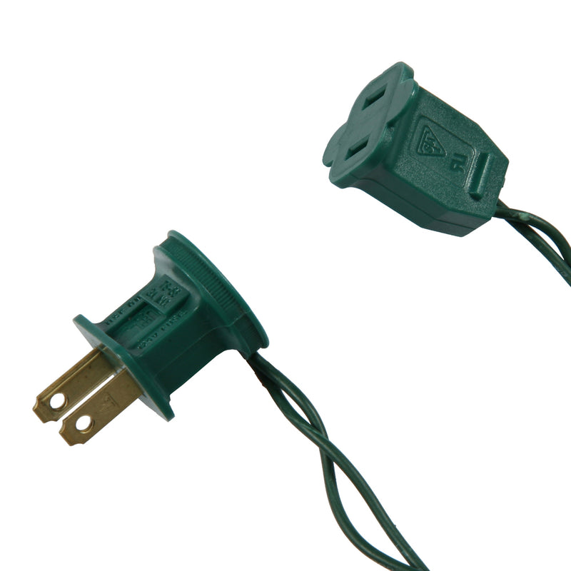 Luces verdes de 34 pies y 100 LED con cable verde