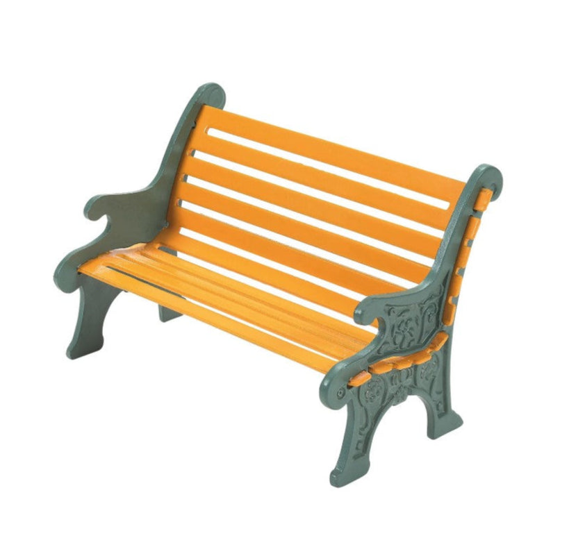 Village Accessory Wrought Iron Park Bench
