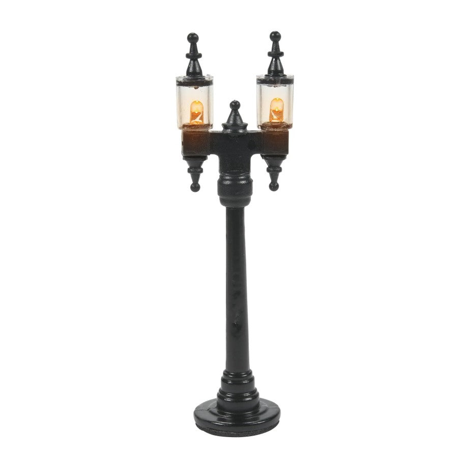 Village Accessory Double Street Lamps Set Of 4