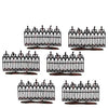 Set de 6 vallas de hierro forjado espeluznantes para Halloween