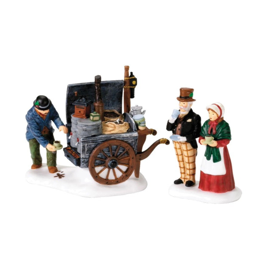 Dickens Village The Coffee Stall Set Of 2