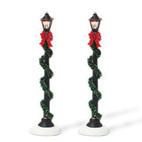 Conjunto de 2 farolas de pueblo pequeño Village Accessory
