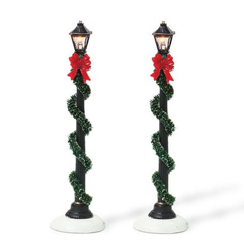 Conjunto de 2 farolas de pueblo pequeño Village Accessory
