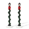 Conjunto de 2 farolas de pueblo pequeño Village Accessory