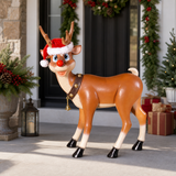 4 FT Eager Standing Reindeer