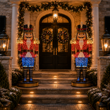 6 FT Lighted Red Nutcracker