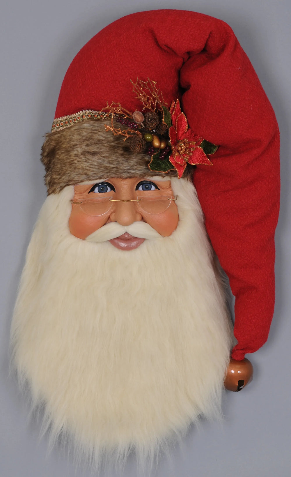 Karen Didion Originals 31" Woodland Santa Head
