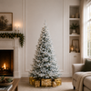 Norway Snowy Deluxe Tree Pre Lit Warm White LED Lights