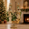 Mark Roberts 23" Pink Three Kings on Pedestal