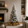 Fluffy Snow Fir Tree Pre-Lit Warm White LED Lights