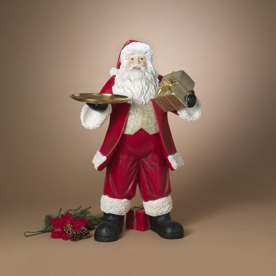 3 FT Santa With Gift Box & Plate