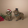 10" Lighted Highland Cow Battery Operated Assorted Set of 2